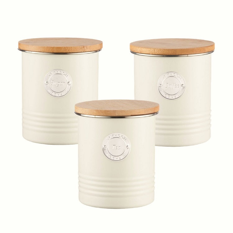 Typhoon Living Canisters - Cream Set of 3