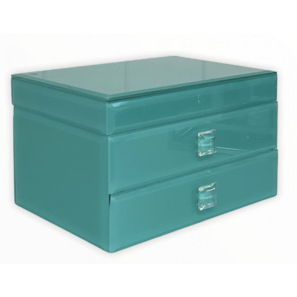 Jewel Box 2 Drawer - Aqua | Home Decor | maisie & clare