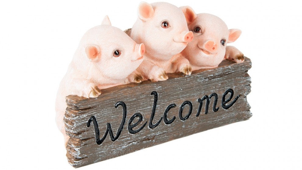 Welcome Piglets Sign