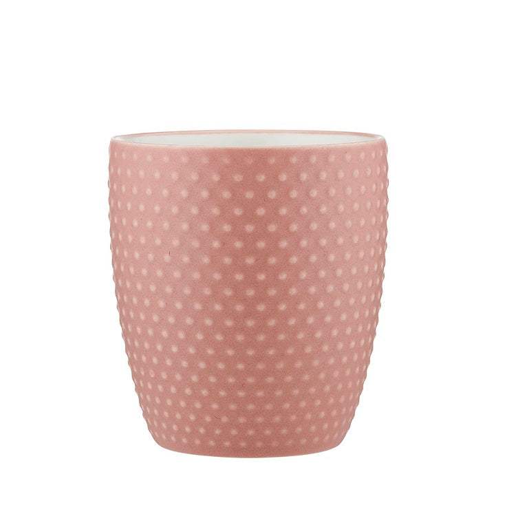 Abode Textured Latte Mug - Pink Sand