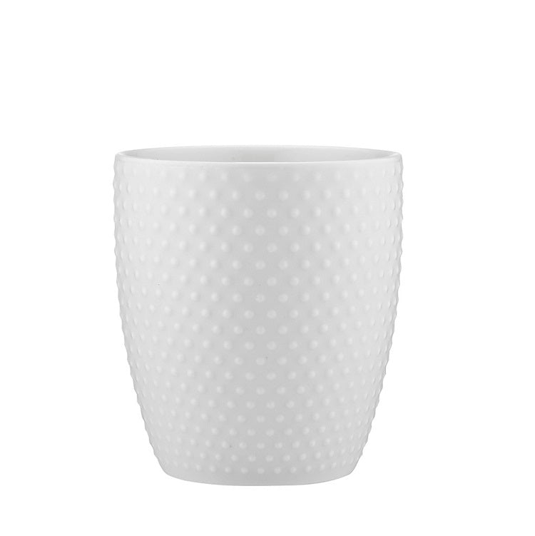 Abode Textured Latte Mug - White