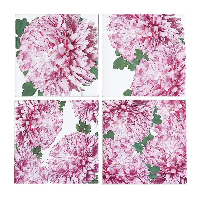 Bloom Coasters - Chrysanthemums - Set of 4