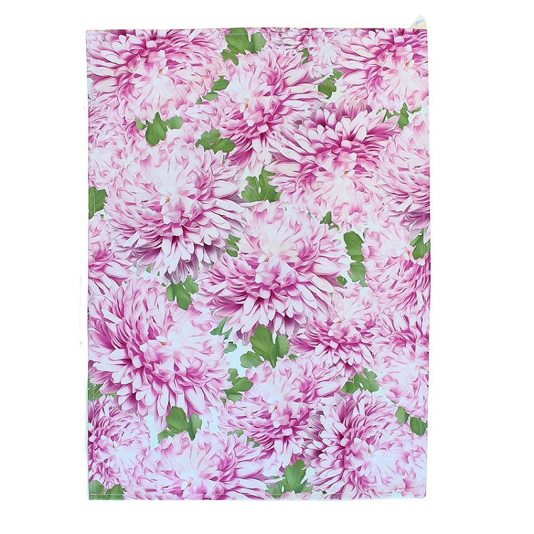 Bloom Tea Towel - Chysanthemums