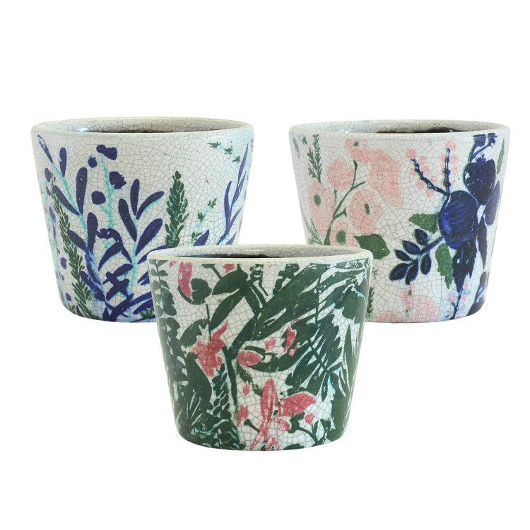 Flor Planter Pots - 3 Assorted Designs