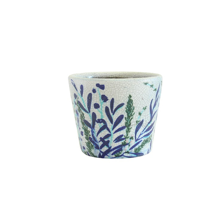 Flor Vintage Planter Pots - Blue