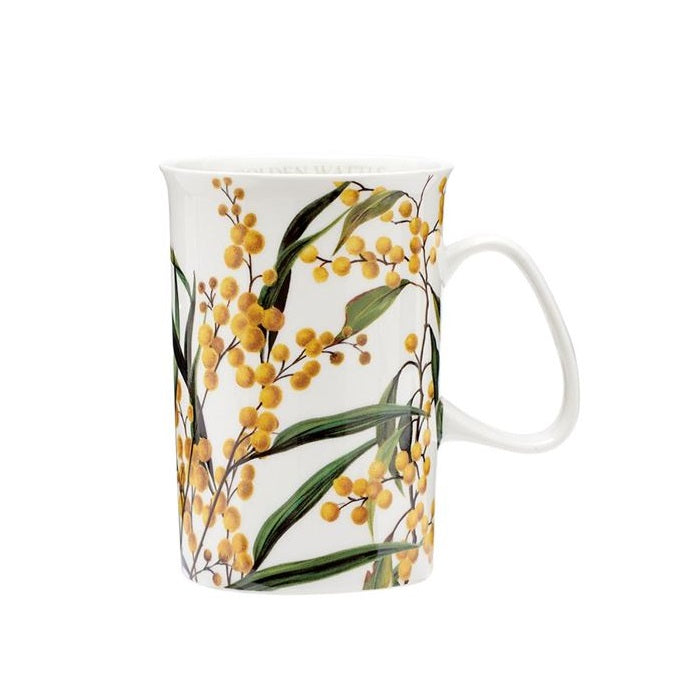 Floral Emblem Mug - Golden Wattle