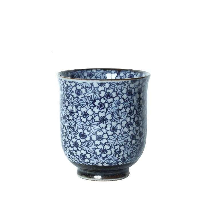 Japanese Tea Cup - Maple Blossom Blue