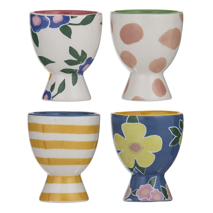 Pattern Clash Egg Cups - Set of 4