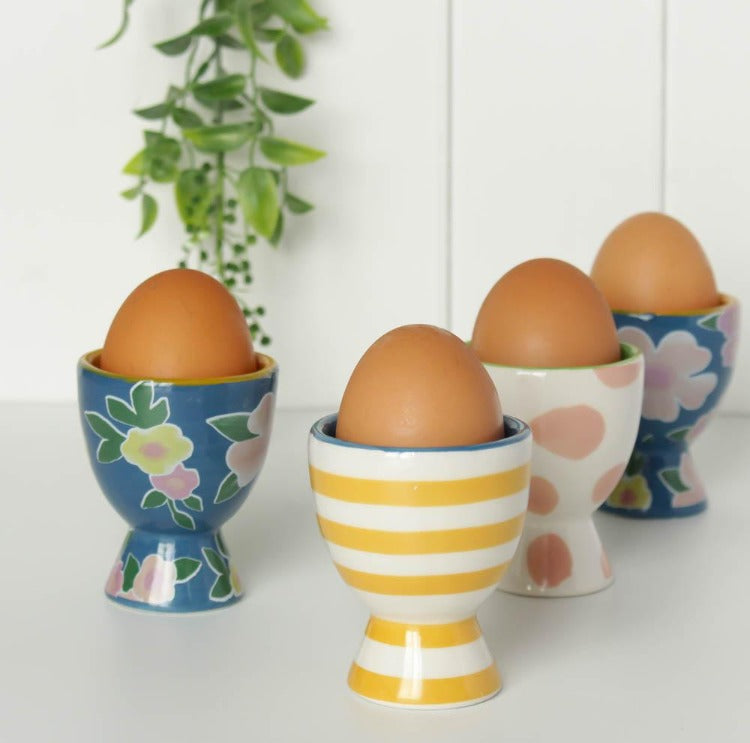 Pattern Clash Egg Cups - Set of 4