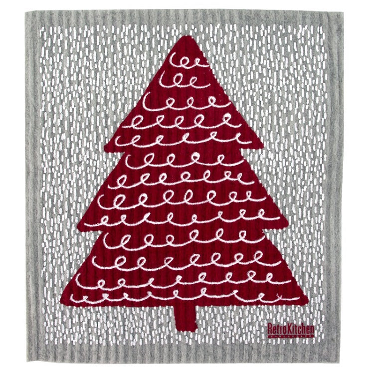 Dish Cloth - Christmas Tree
