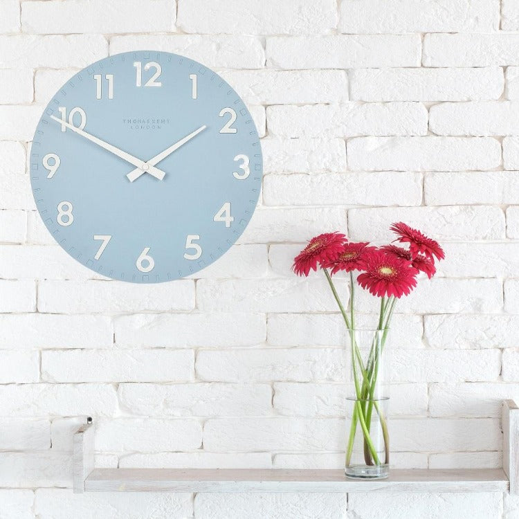 Thomas Kent Camden Wall Clock - Sea Blue - 30cm