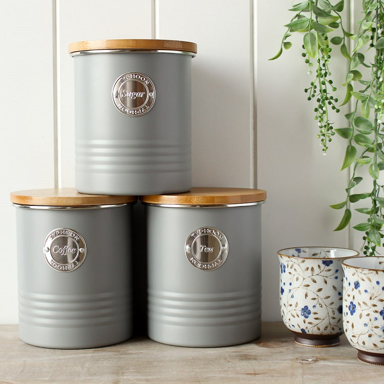 Typhoon Living Canisters - Grey Set of 3